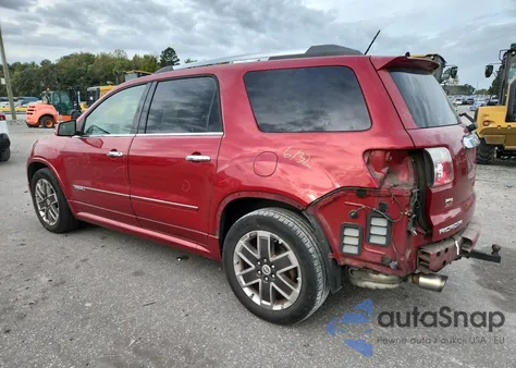 2012 GMC Acadia Denali из США, поврежденный, VIN 1GKKRTED6CJ383859